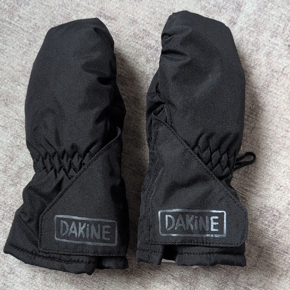 Dakine Black Insulated Mittens - Toddler S 1-2 years